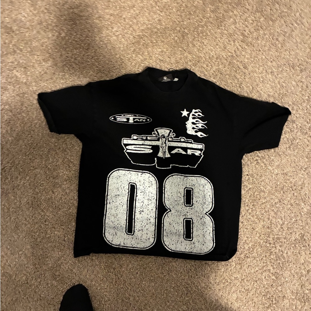 Kids Black Graphic Tee with Bold Design